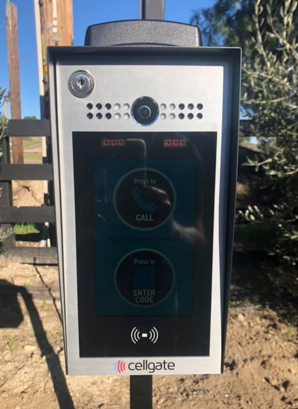 CellGate security gate entry system