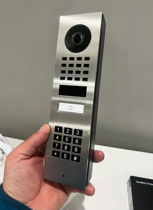 DoorBird camera and gate entry security system